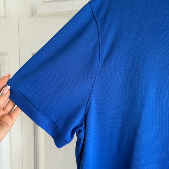 Nike Rafael Nadal Dri Fit Slim 2.0 Tennis Polo in Hyper Royal and Lime Glow XXL - Picture 4 of 9